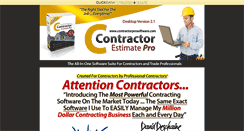 Desktop Screenshot of contractorprosoftware.com