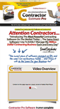 Mobile Screenshot of contractorprosoftware.com